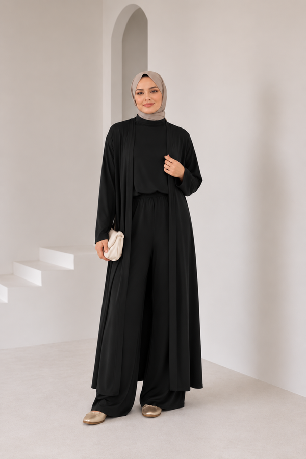 3'lü Marina Takım - Siyah