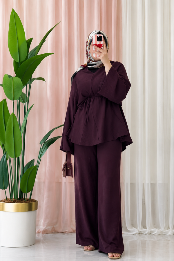 Valera Tunik Takım- Bordo