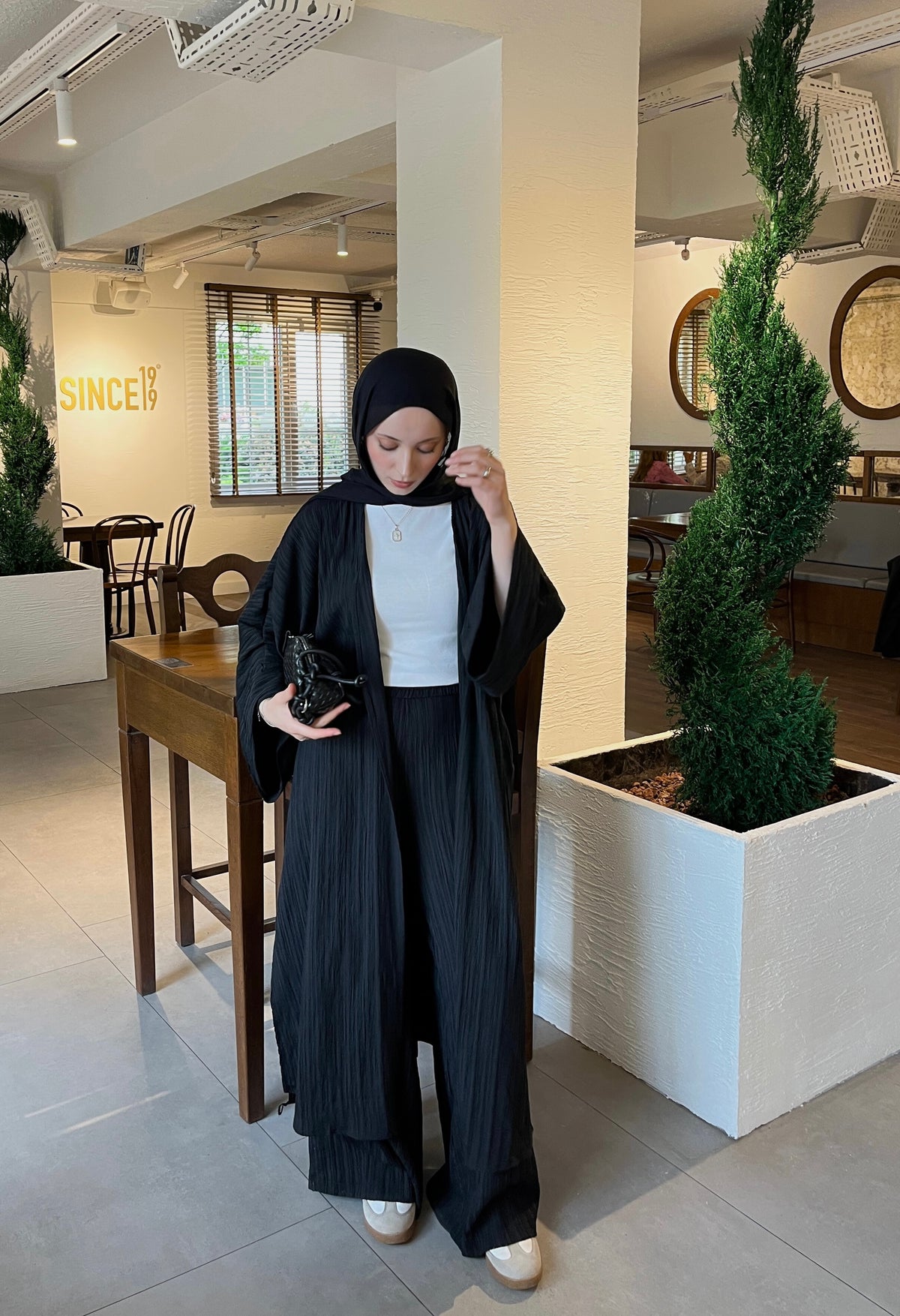 Ahsen Kimono Takım - Siyah