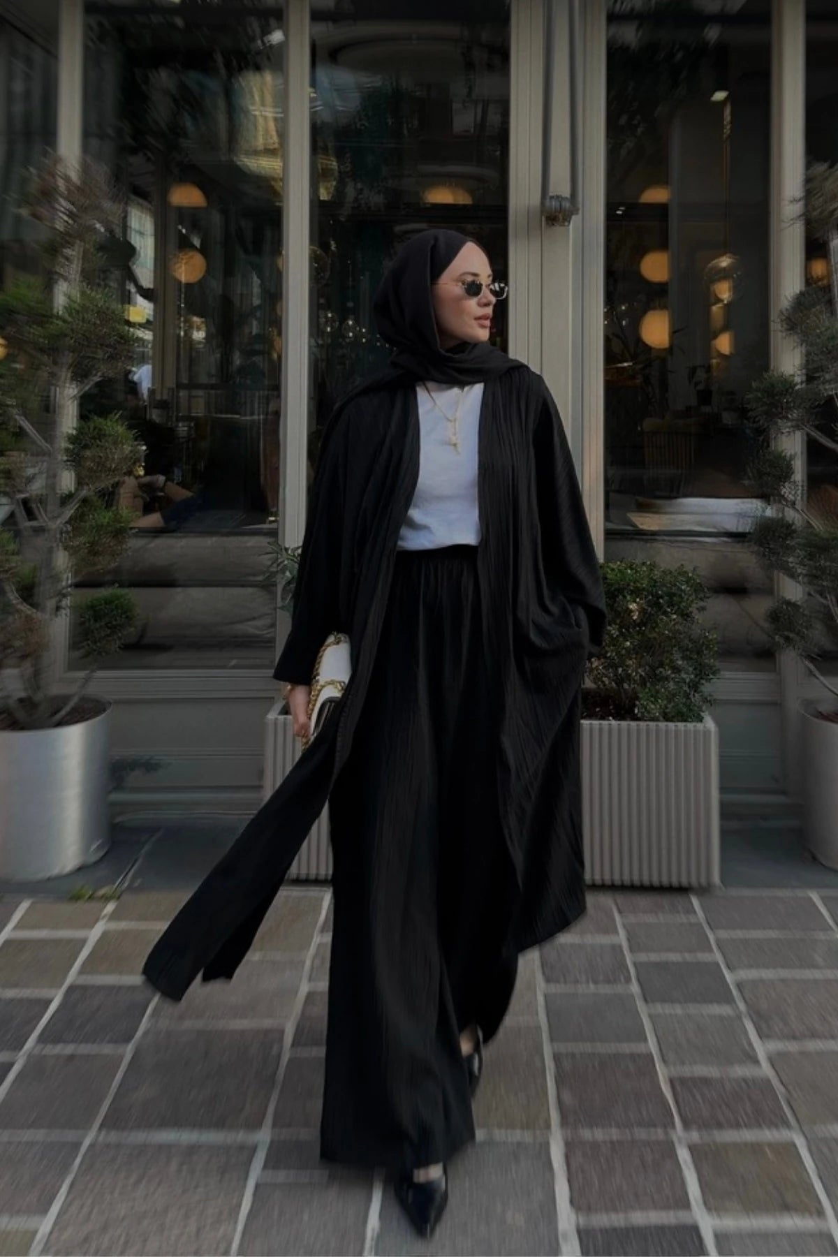 Ahsen Kimono Takım - Siyah