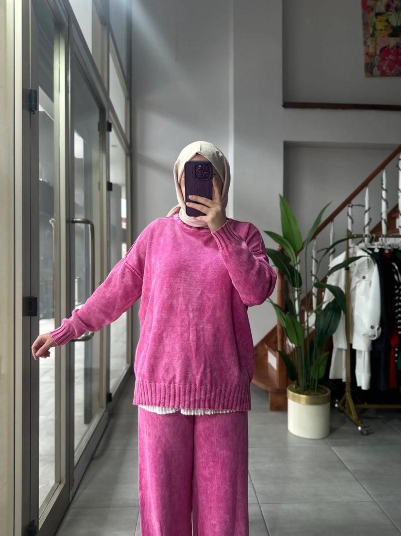 Monika Triko Takım - Pembe