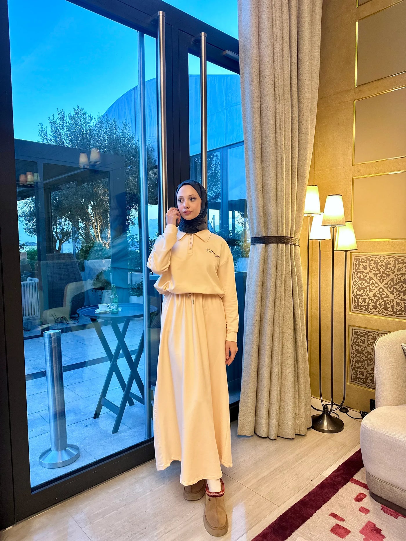 Bera Sweat Etek Takım - Krem