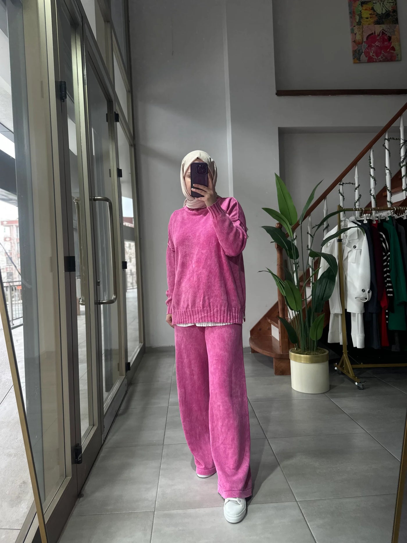 Monika Triko Takım - Pembe