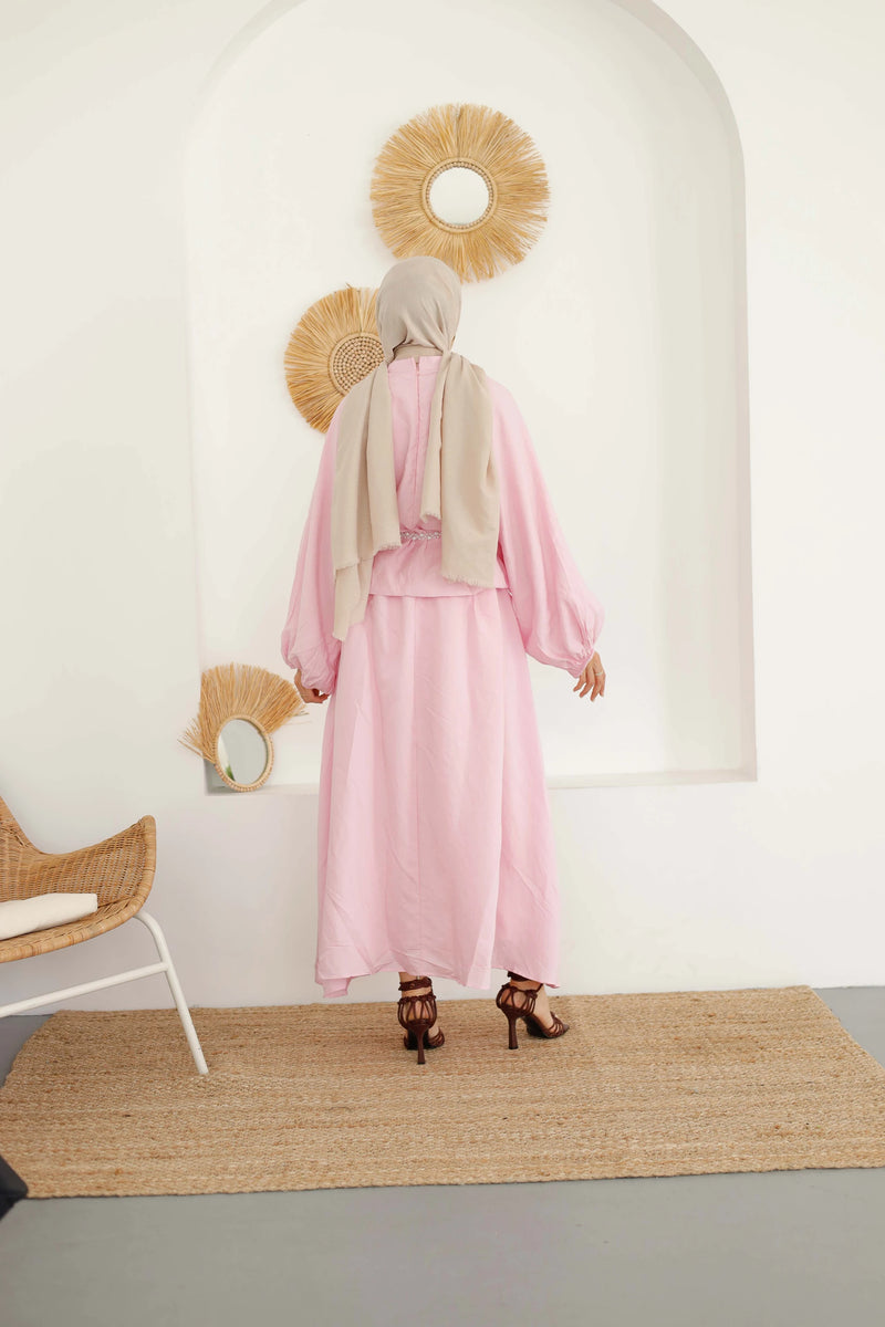 Dream Soft Bluz Etek Takım - Pembe