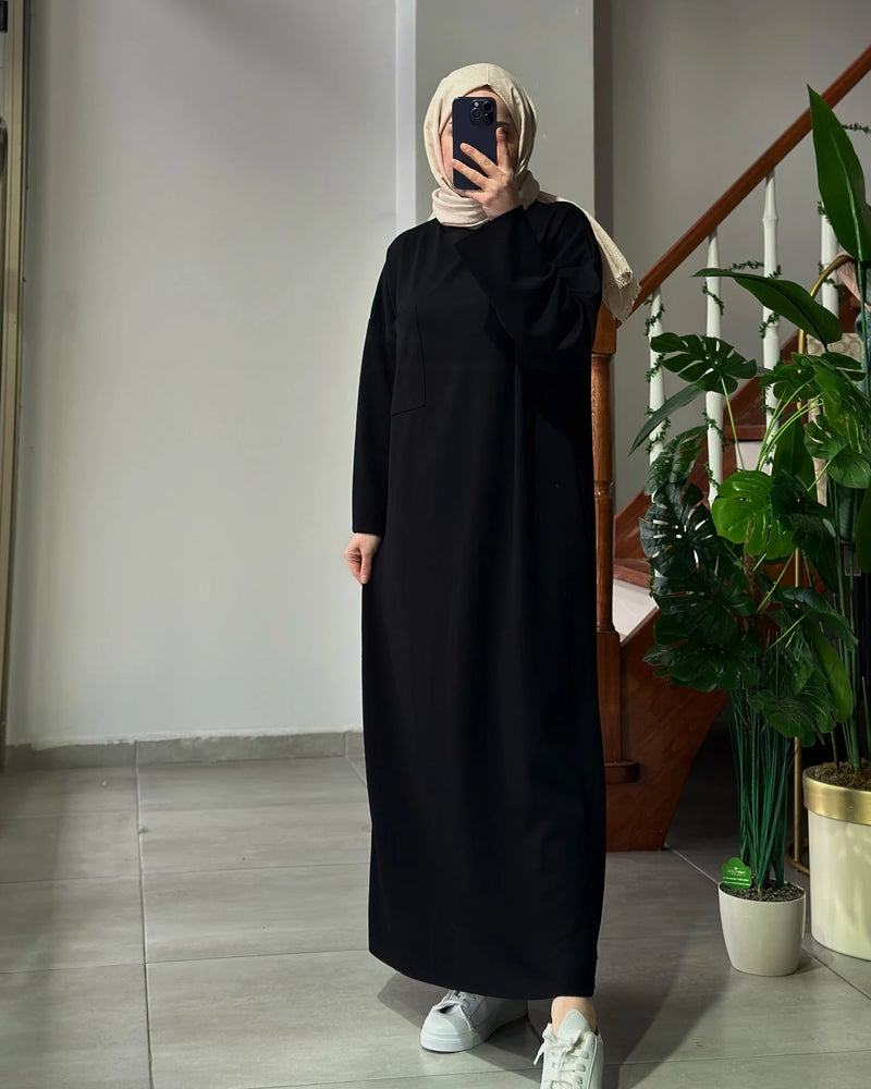 Asia Oysho Elbise - Siyah