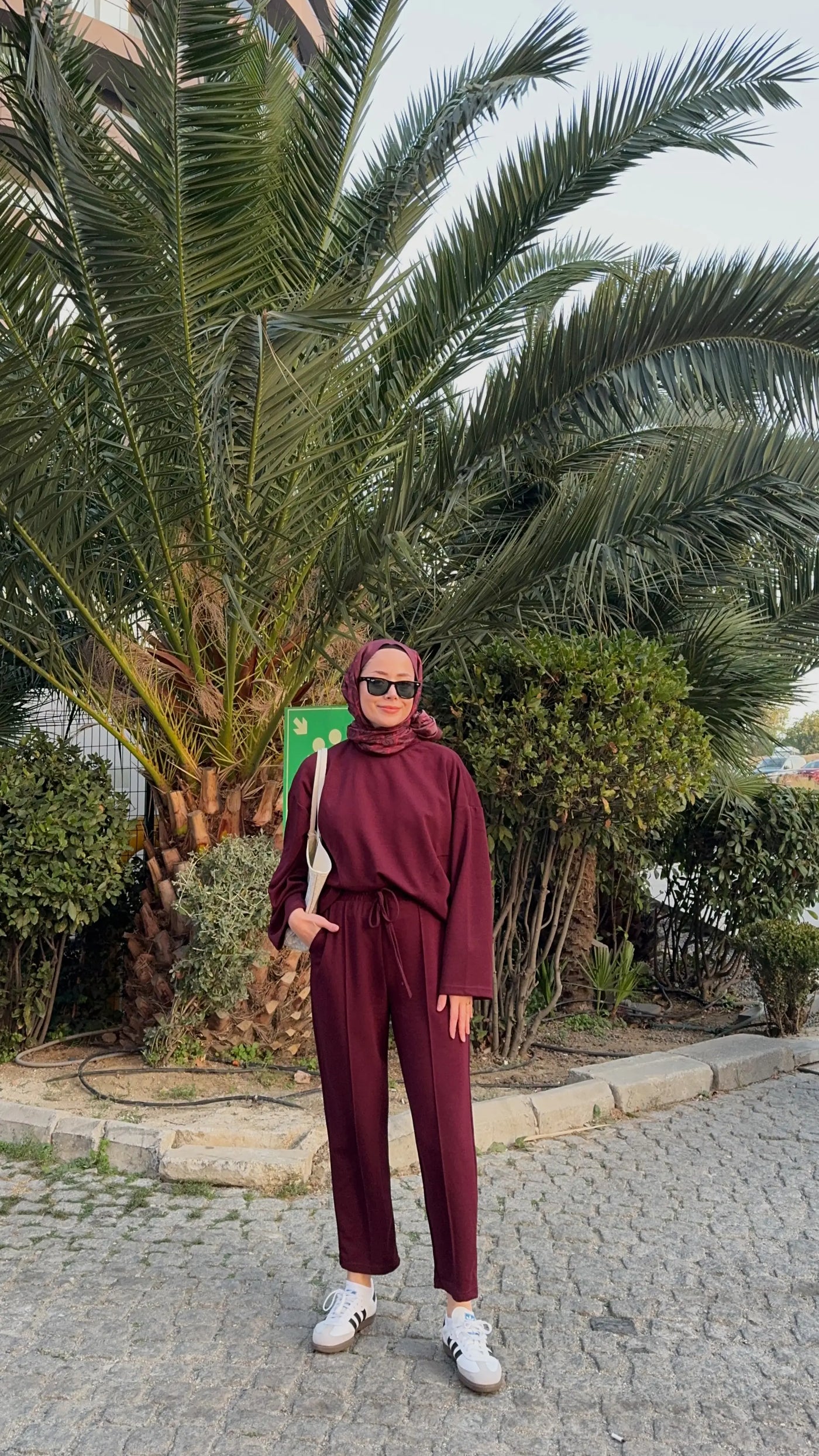 Fara Sweat Pantolon Takım - Bordo