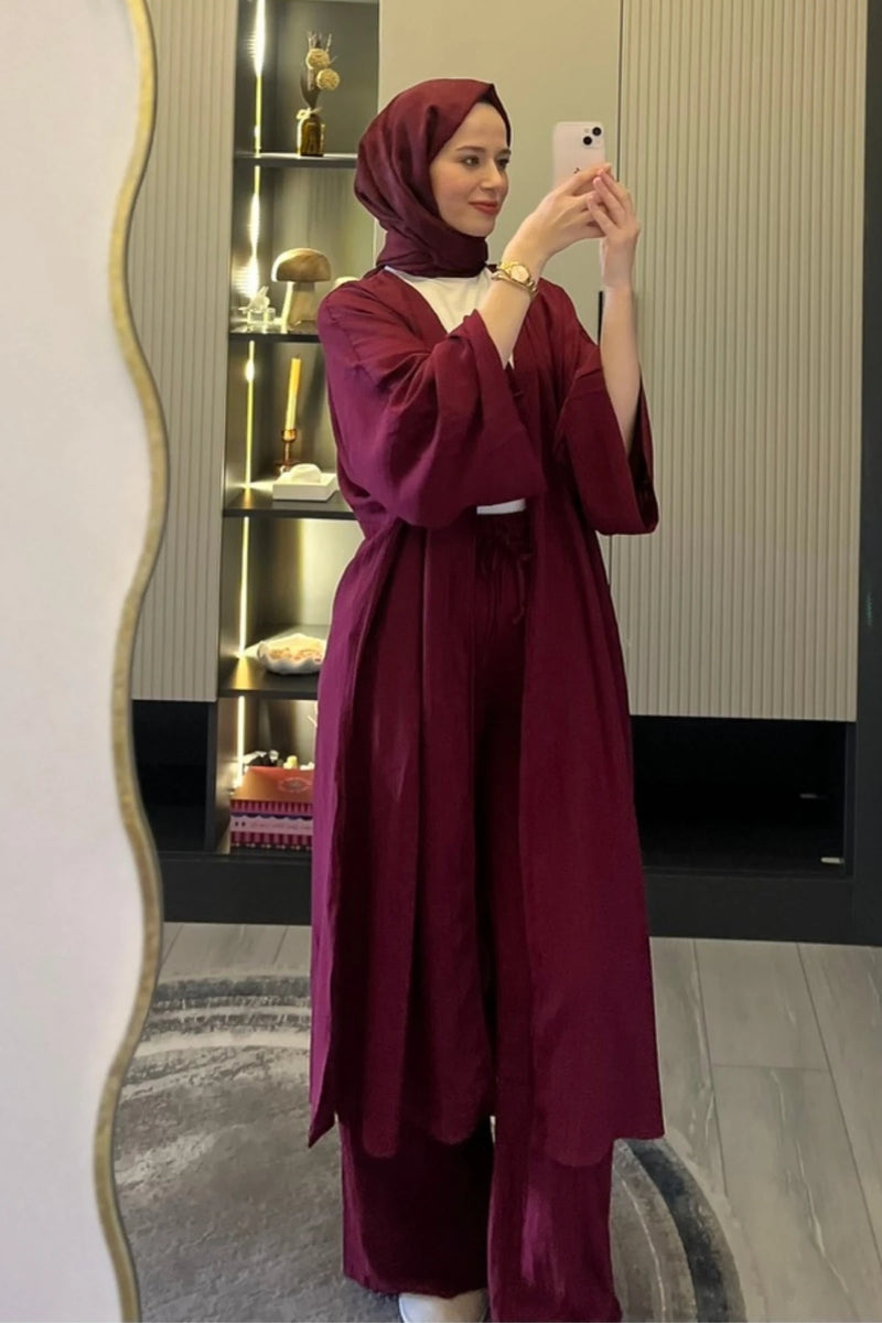 Ahsen Kimono Takım - Mavi