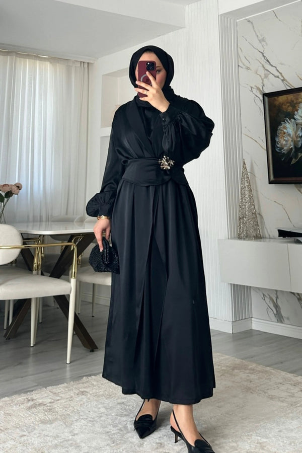 Maysa Abaya Set - Siyah