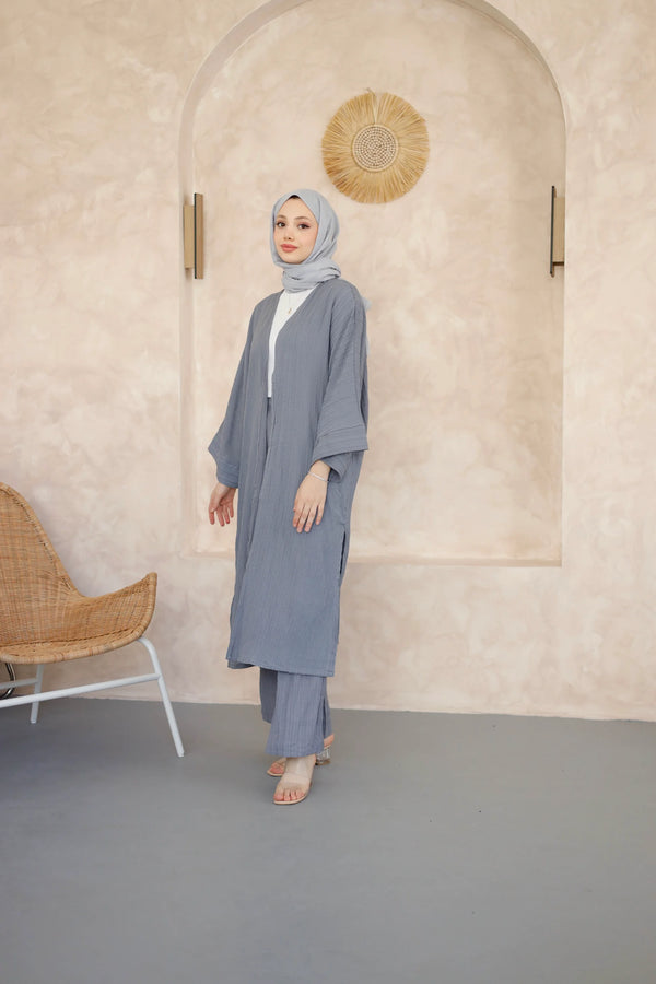 Ahsen Kimono Takım - Gri