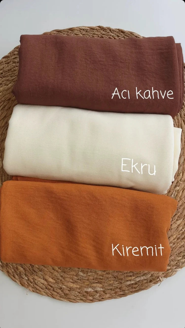 Pamuk Caz Şal - Kiremit
