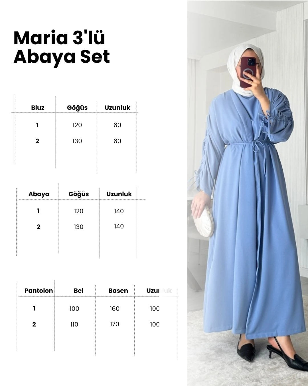 Maria Abaya Set - Bebe Mavisi