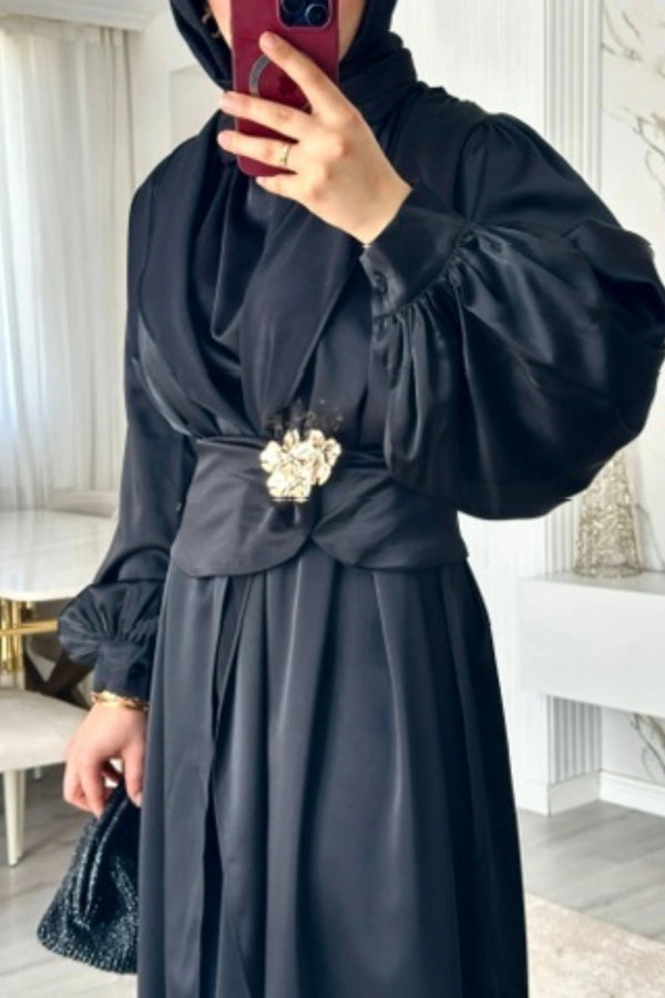 Maysa Abaya Set - Siyah