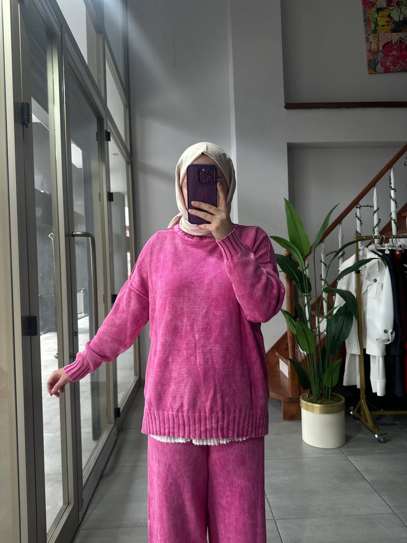 Monika Triko Takım - Pembe