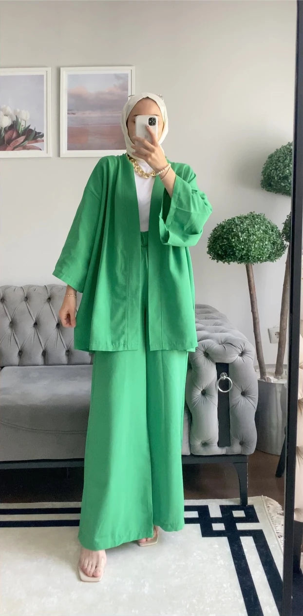 Noya Kimono Takım - Yeşil