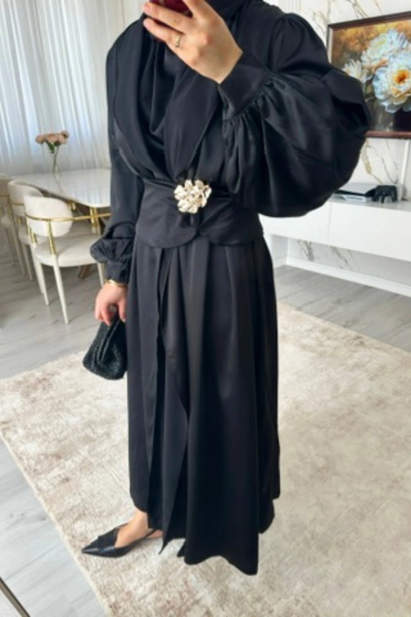 Maysa Abaya Set - Siyah